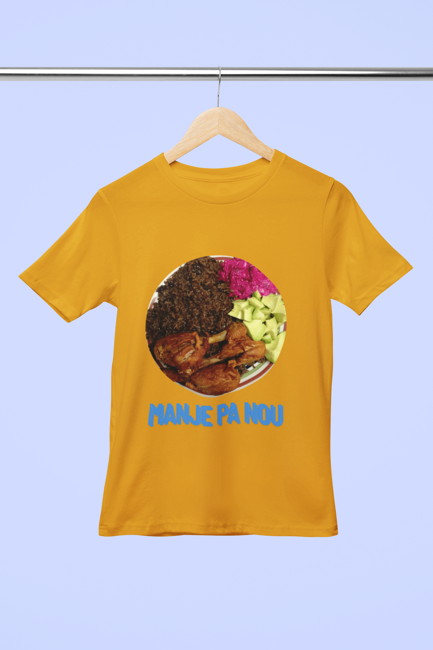 Food T-shirt yellow