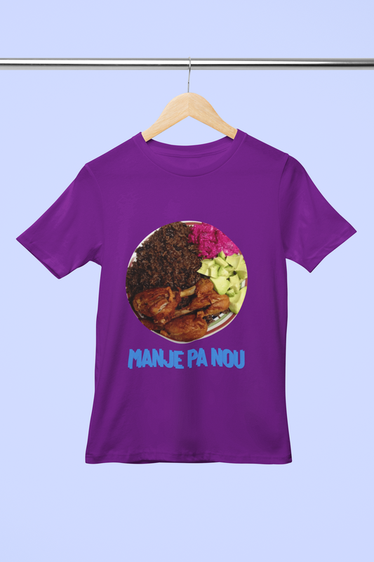 Food T-shirt purple