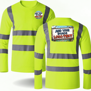 Long sleeve safety shirt yellow