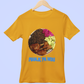 Food T-shirt yellow