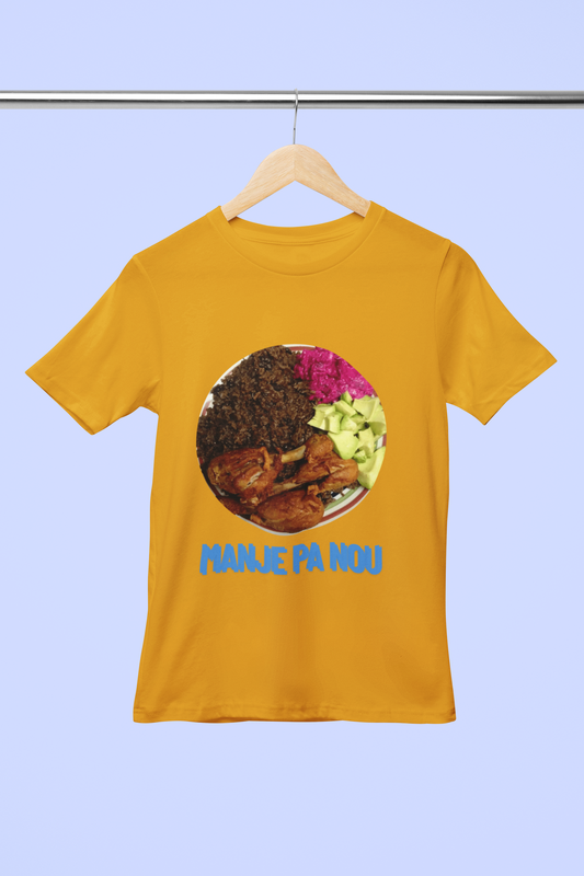 Food T-shirt yellow